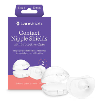 Contact Nipple Shields for Nursing Newborn, 2 Ct 20Mm