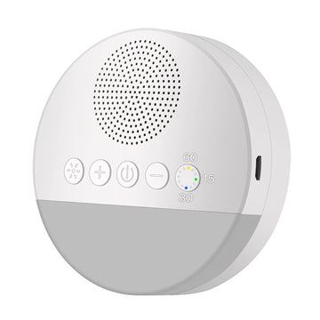 Baby Sleep Aid White Noise Machine - Sound Player with Timer, Night Light & Rechargeable Battery