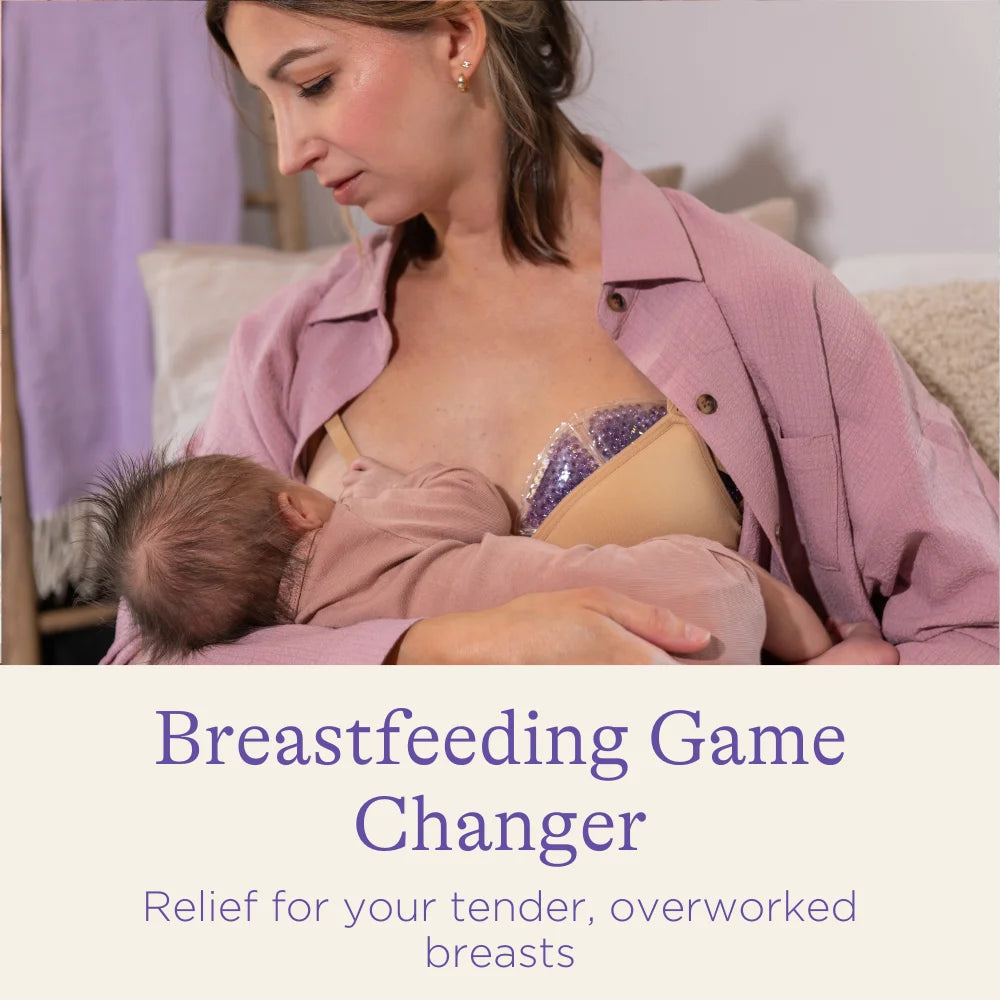 Hot & Cold Breast Therapy Packs with Covers, 2 Pack
