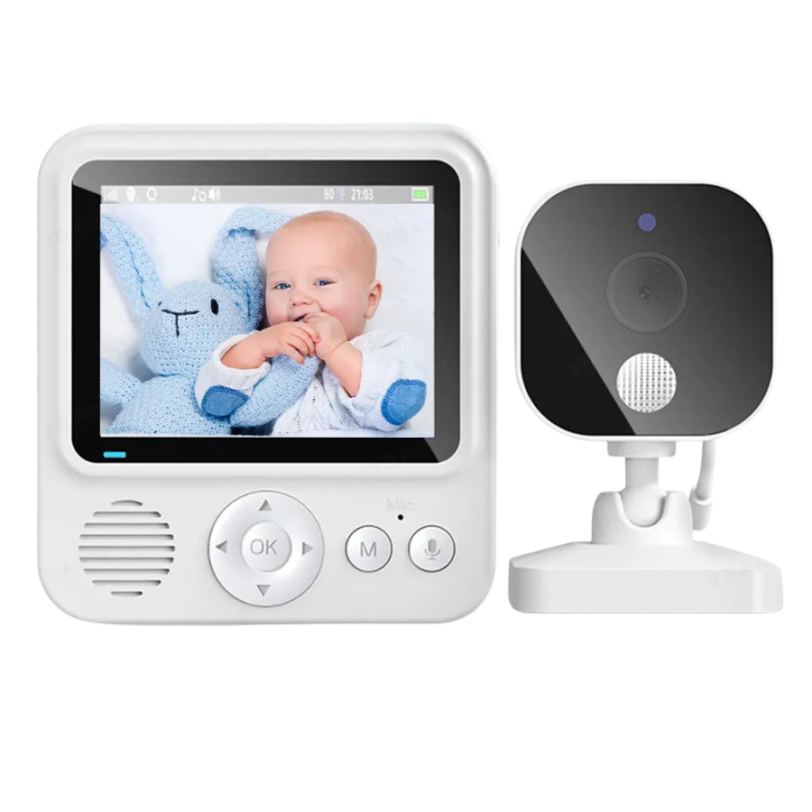 Baby Monitor – Wireless Night Vision Camera with Two-Way Audio & Temperature Display