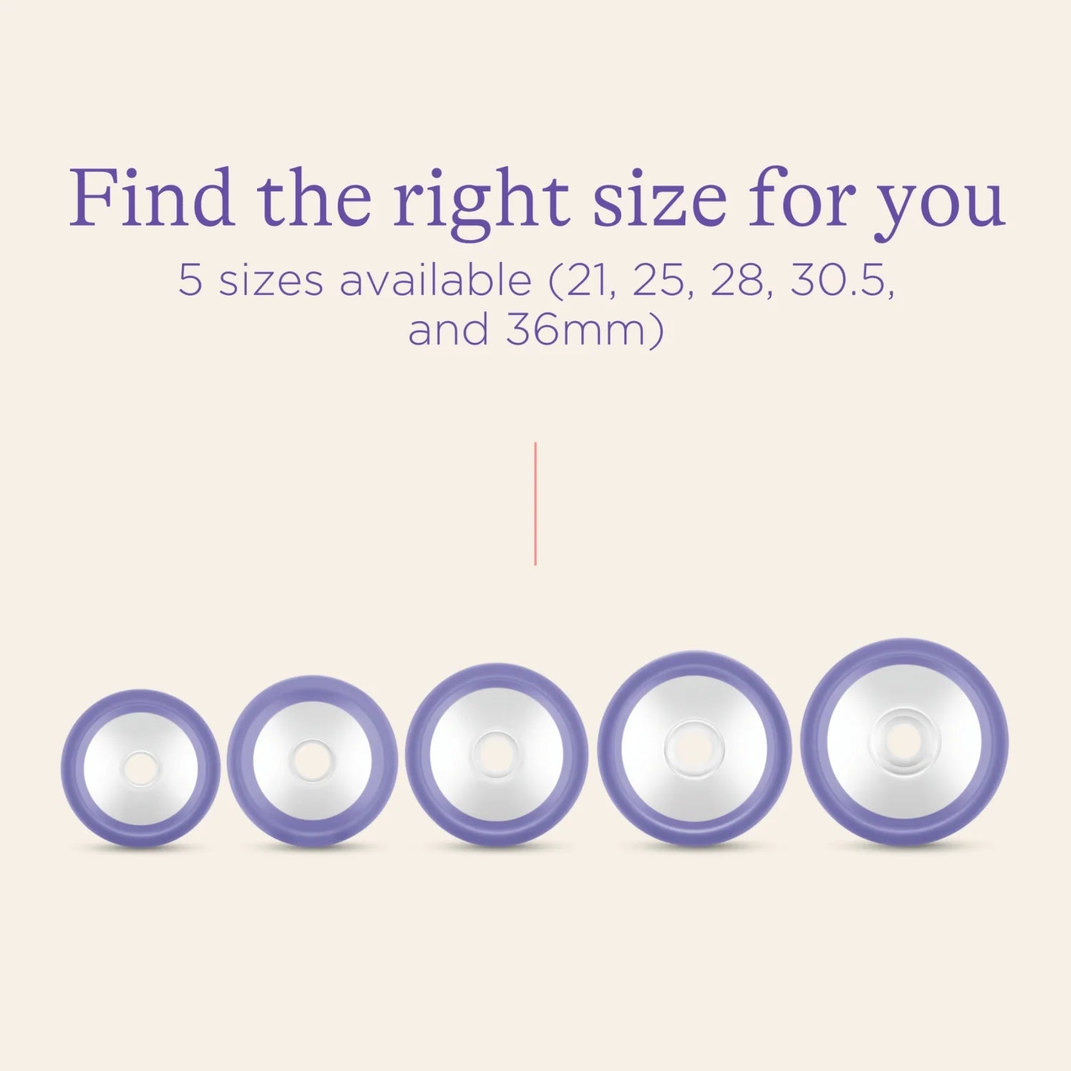 Comfortfit Breast Pump Flanges 30.5Mm, 2 Ct