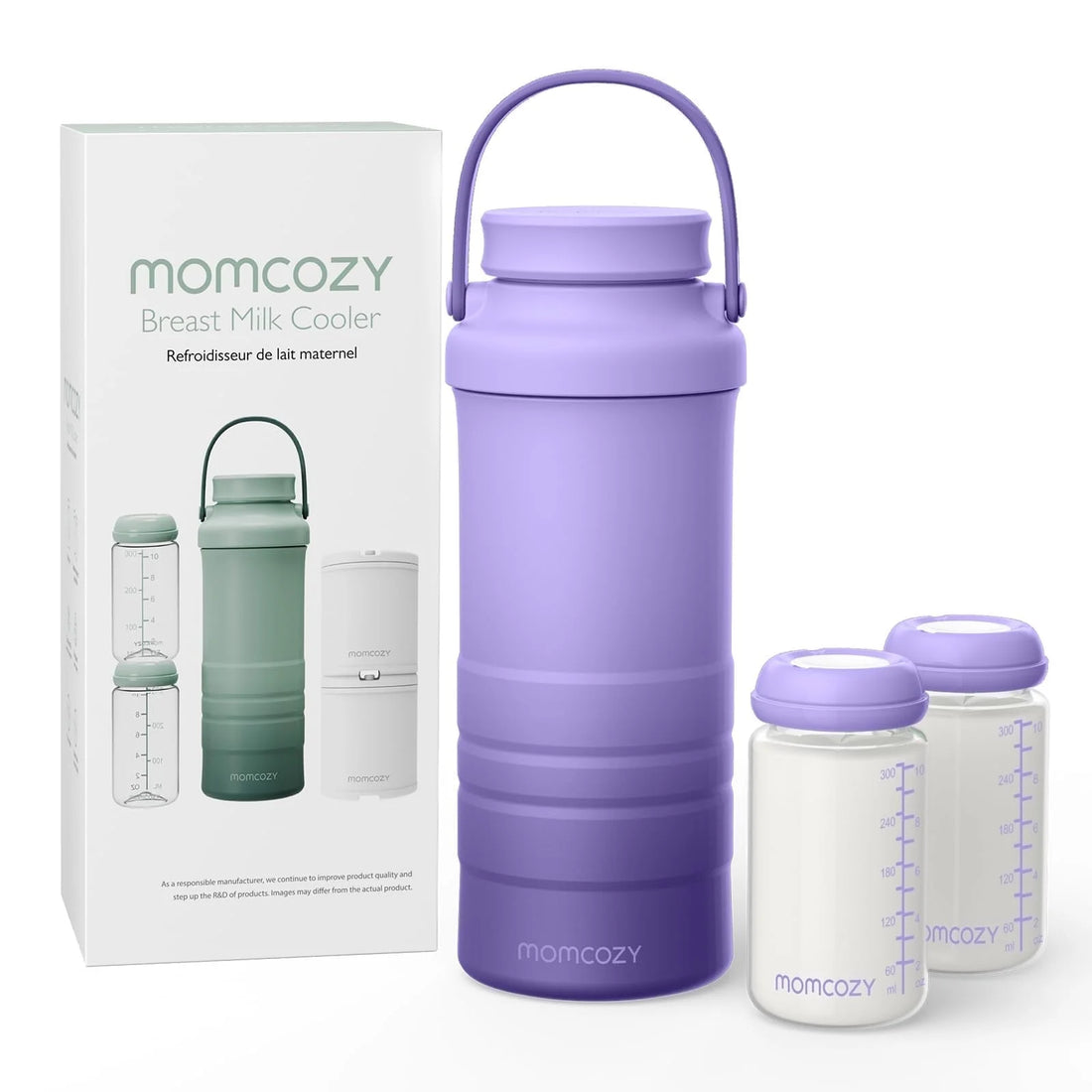 Breast Milk Cooler Offers 24H+ Extended Cooling with 360° Surround Cooling Tube Technology, Keeping Breast Milk Fresh and Nutrient-Rich during Outdoor