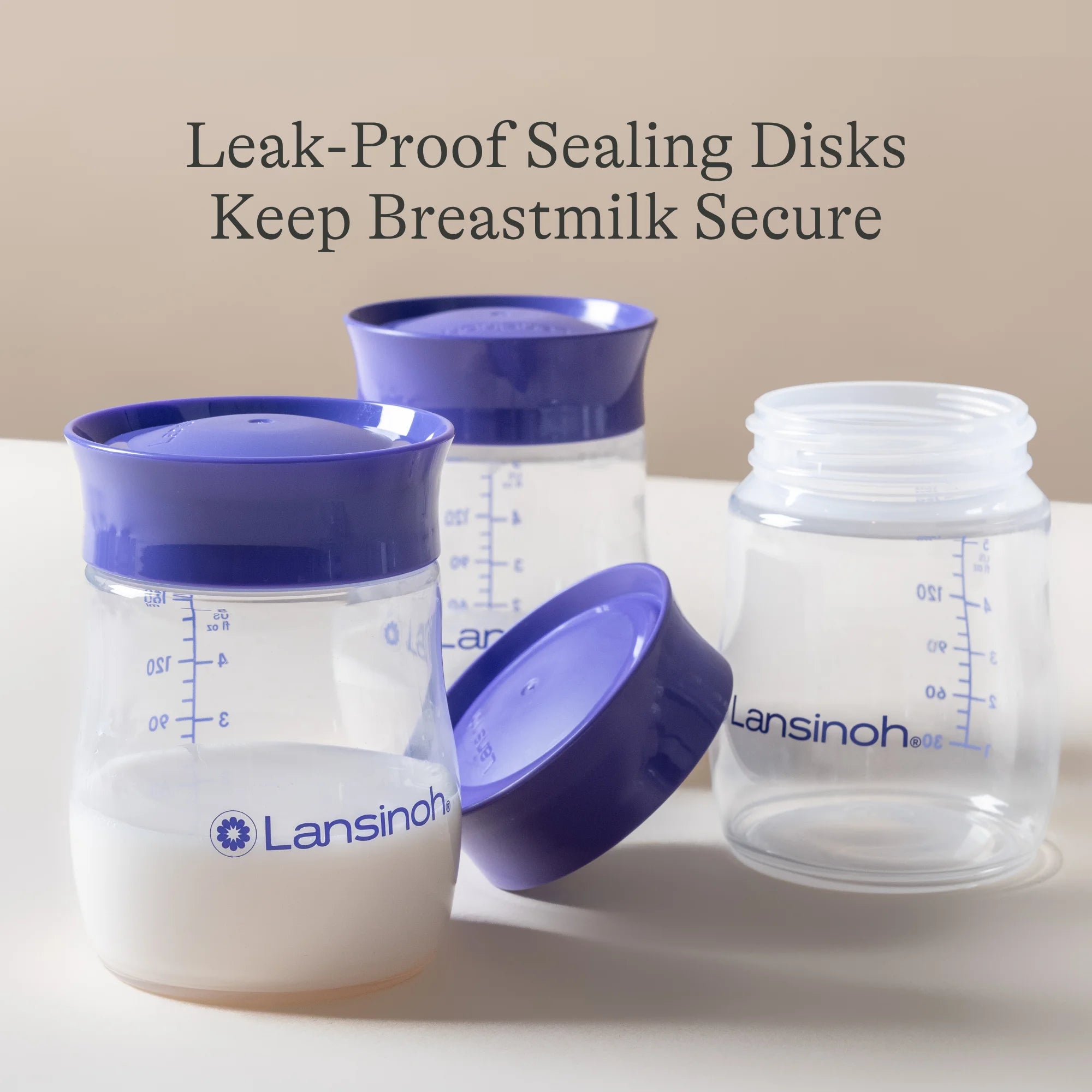 Breastmilk Storage Breast Pump Bottles, 4 Count