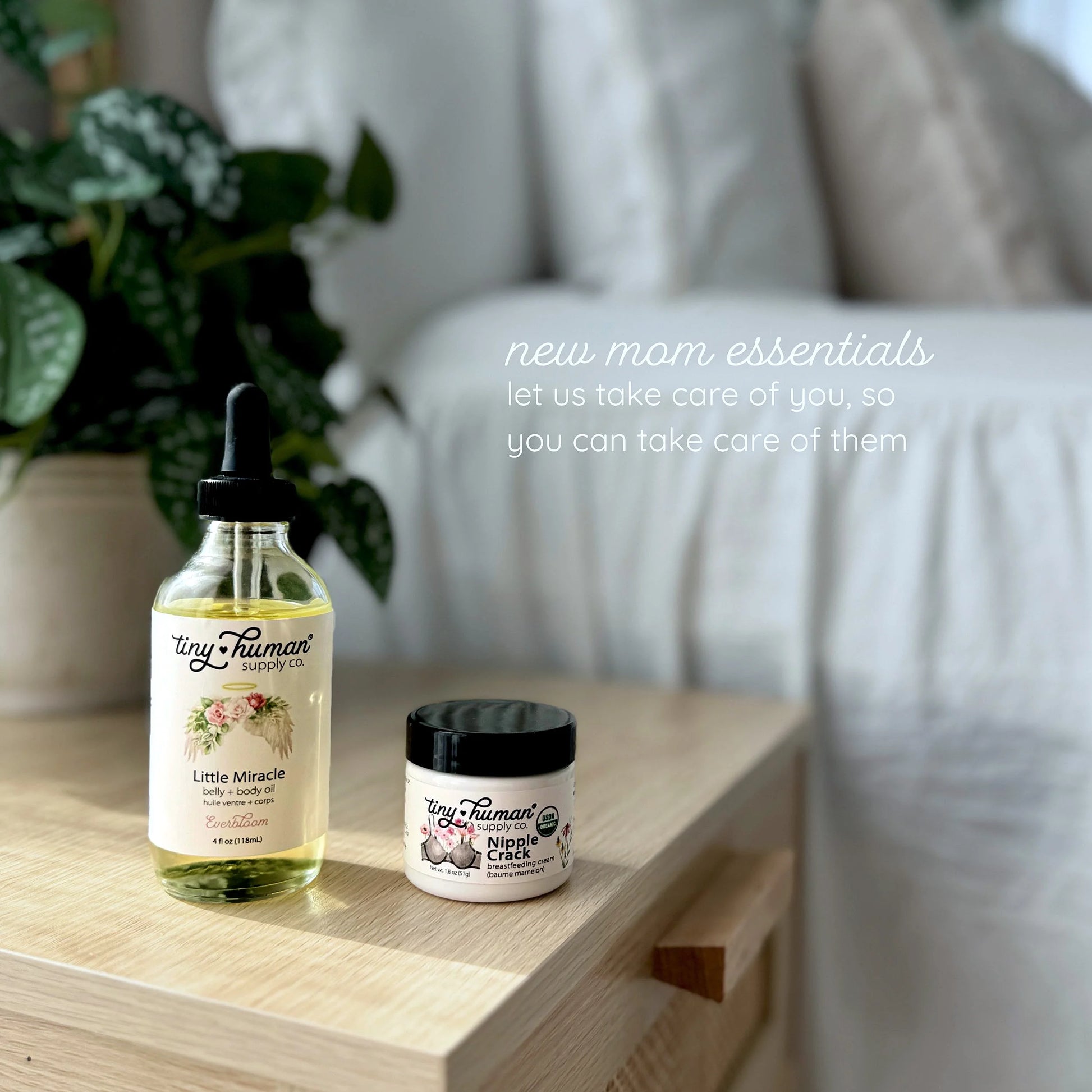 Organic Nipple Cream, Nipple Crack (3 Pack), Lanolin-Free Breastfeeding Nipple Balm,  Supply Co