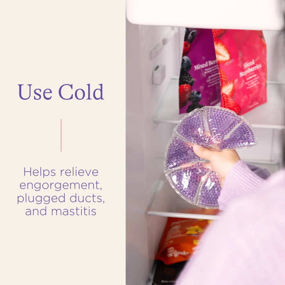 Hot & Cold Breast Therapy Packs with Covers, 2 Pack