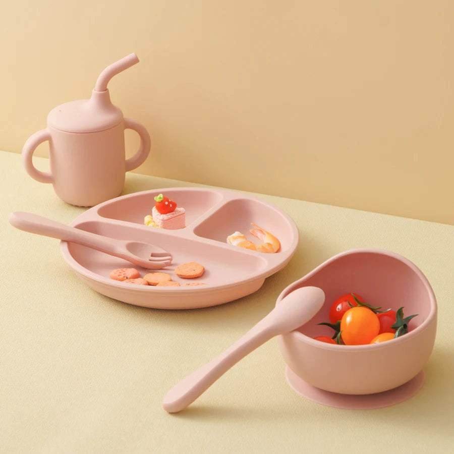 BPA Free Silicone Baby Feeding Set
