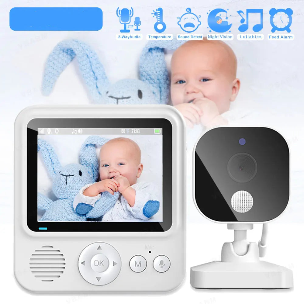 Baby Monitor – Wireless Night Vision Camera with Two-Way Audio & Temperature Display
