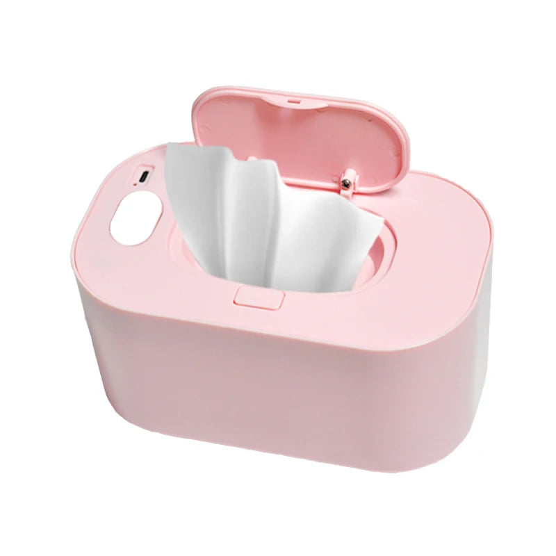 Baby Wipe Warmer with Digital Display – Large Capacity USB Powered Dispenser with Adjustable Heat