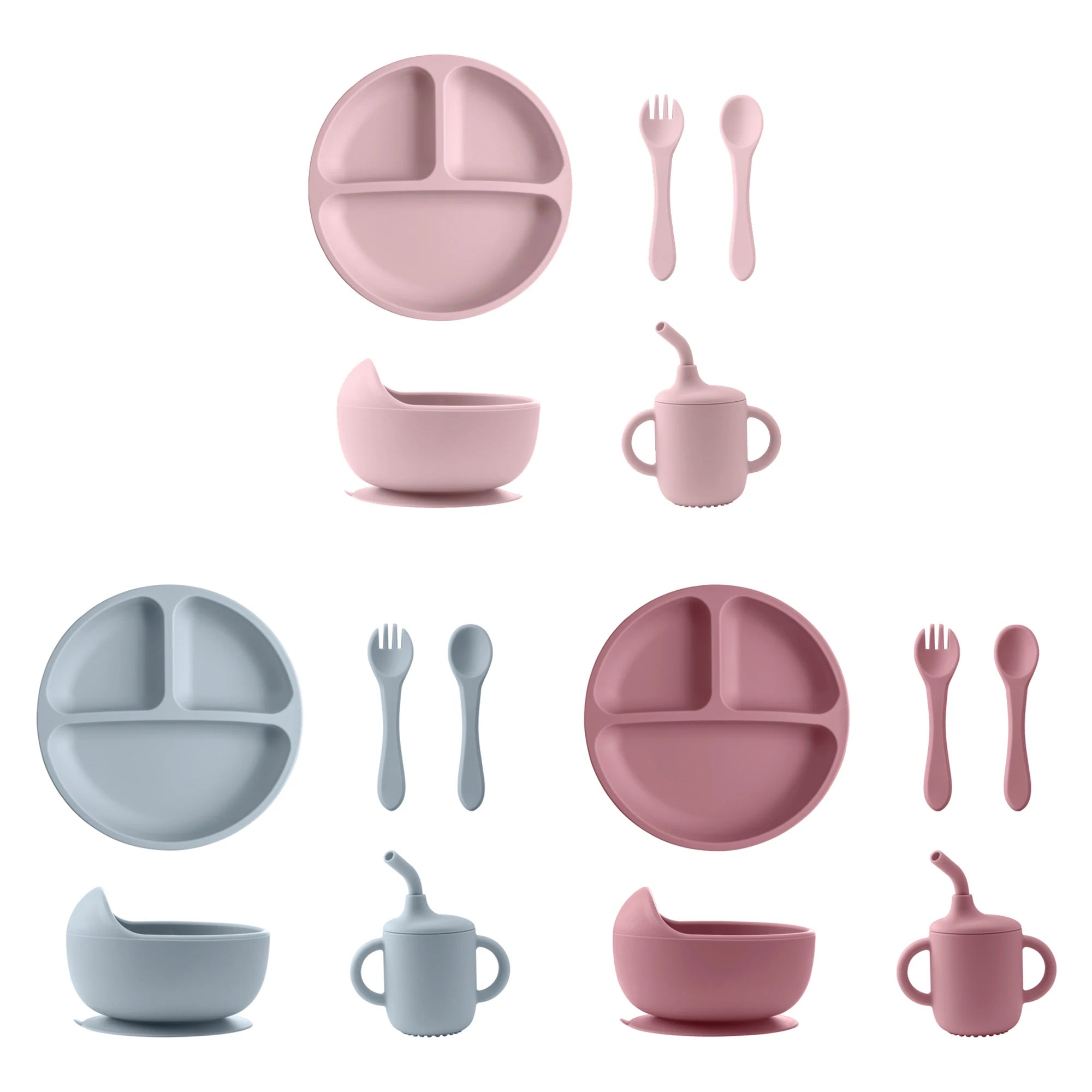 BPA Free Silicone Baby Feeding Set