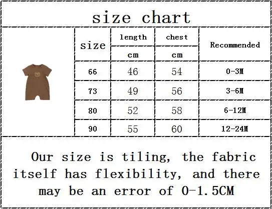Waffle Cotton Baby Romper with Bear Patch & Hat