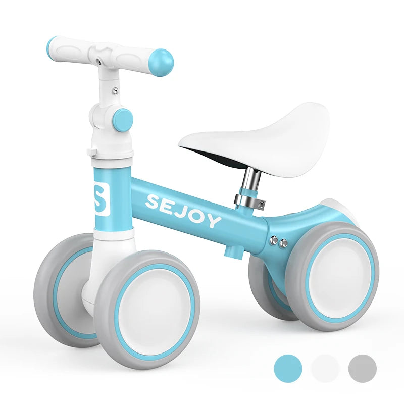 Sejoy Baby Balance Bike – 4-Wheel Toddler Bicycle for 10–36 Months