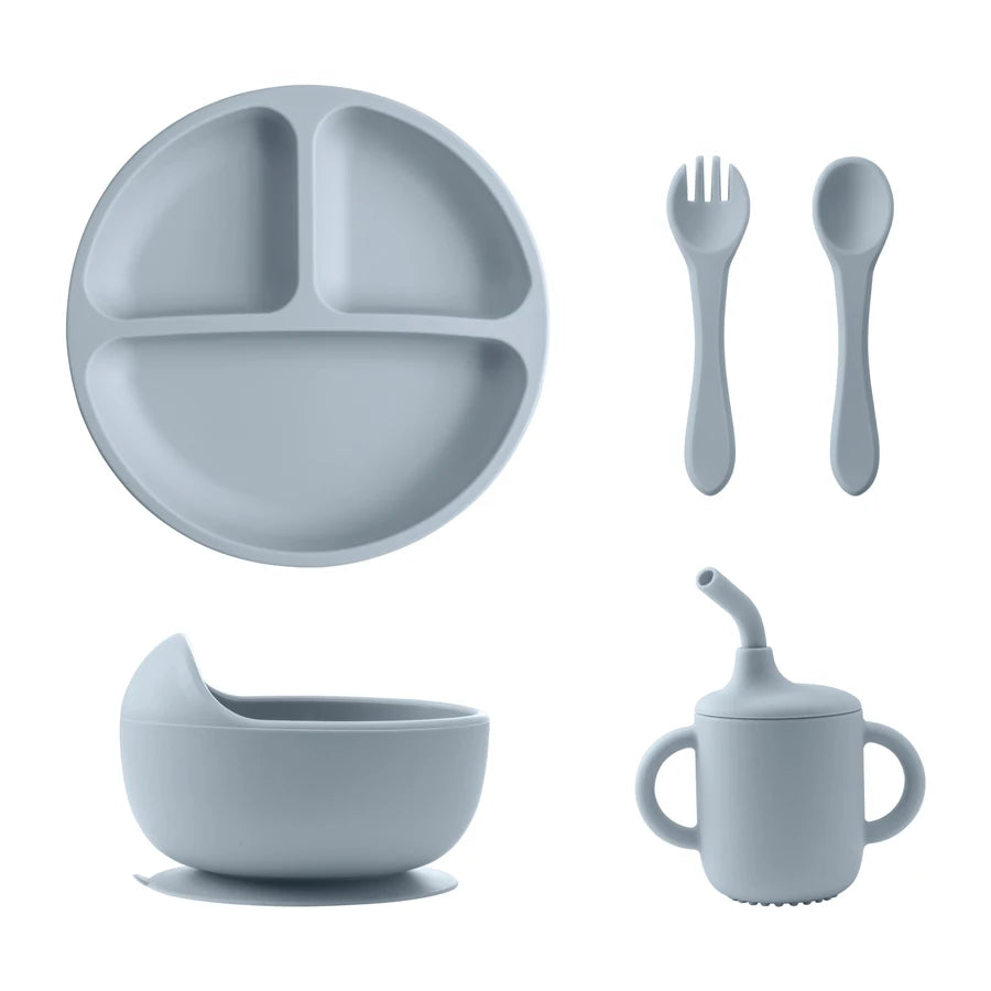 BPA Free Silicone Baby Feeding Set