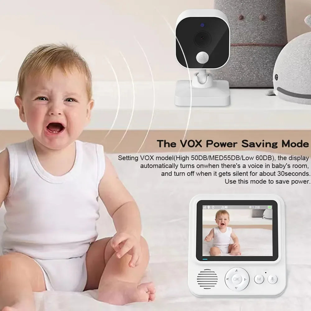Baby Monitor – Wireless Night Vision Camera with Two-Way Audio & Temperature Display