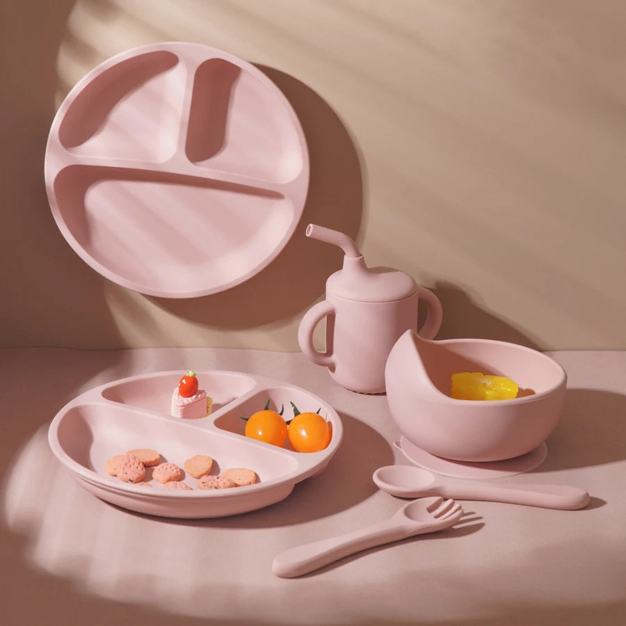 BPA Free Silicone Baby Feeding Set