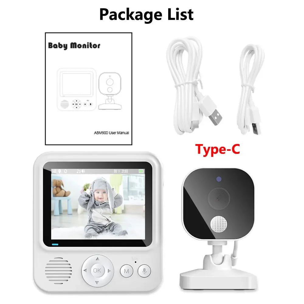 Baby Monitor – Wireless Night Vision Camera with Two-Way Audio & Temperature Display