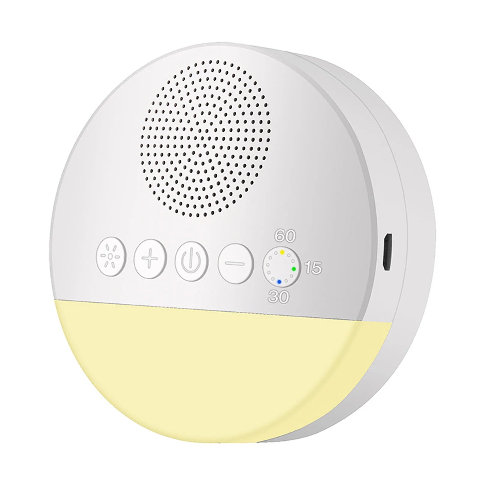 Baby Sleep Aid White Noise Machine - Sound Player with Timer, Night Light & Rechargeable Battery