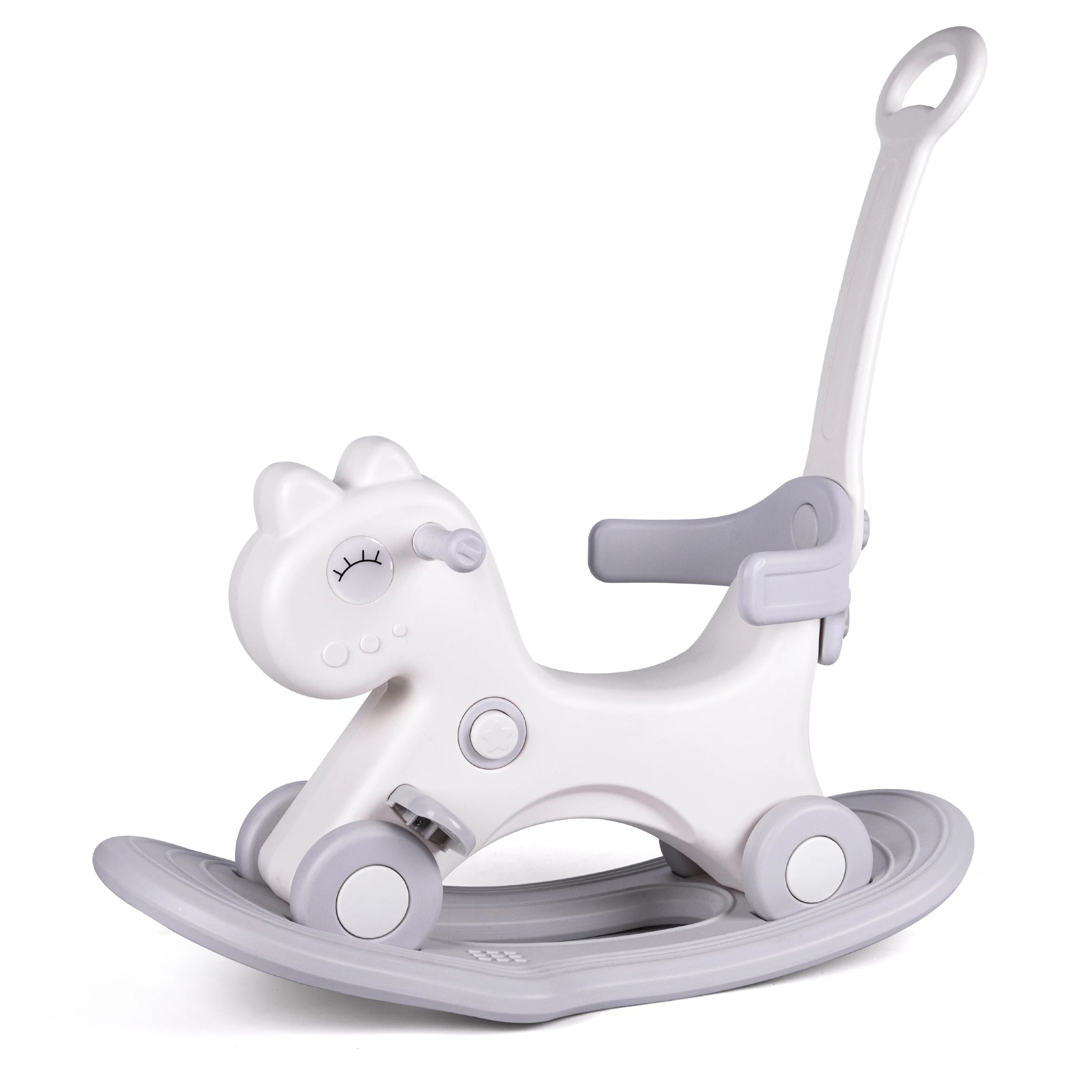 Toddler Rocking Horse – 4-in-1 Ride-On Toy with Safety Handle for Ages 1–3