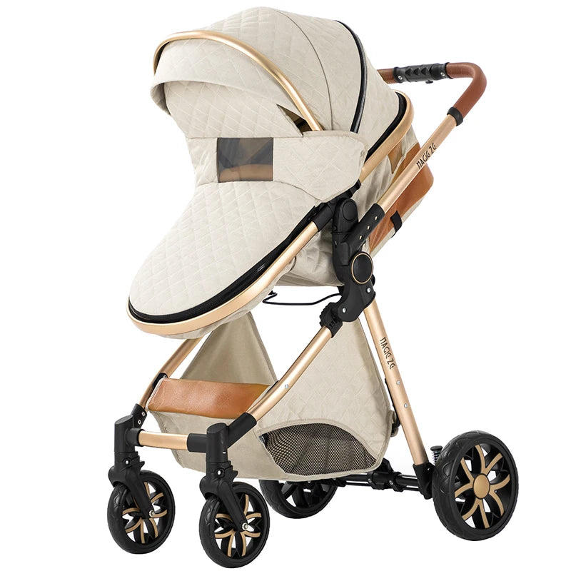 MoLi 3-in-1 Baby Stroller Travel System – Lightweight Car Seat & Bassinet Combo for Infants