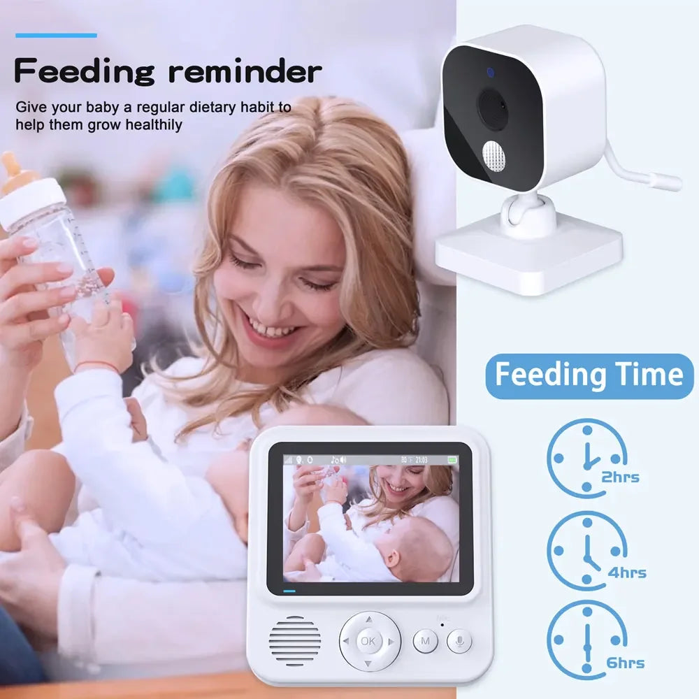 Baby Monitor – Wireless Night Vision Camera with Two-Way Audio & Temperature Display