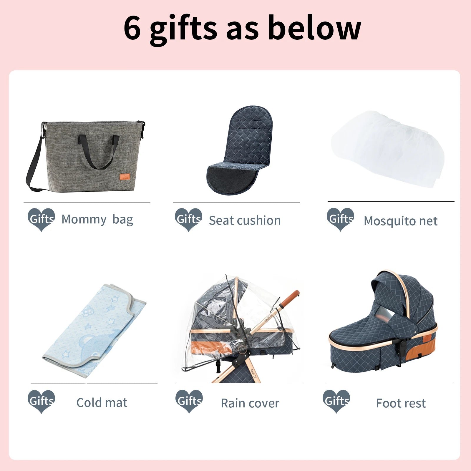 MoLi 3-in-1 Baby Stroller Travel System – Lightweight Car Seat & Bassinet Combo for Infants