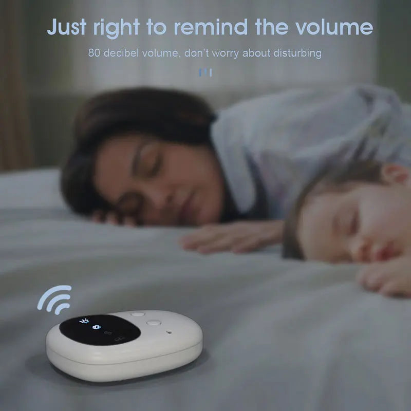 Wireless Bedwetting Alarm – Nocturnal Enuresis Pee Alarm for Children, Toddlers & Elderly | Potty Training Device with Sound & Vibration