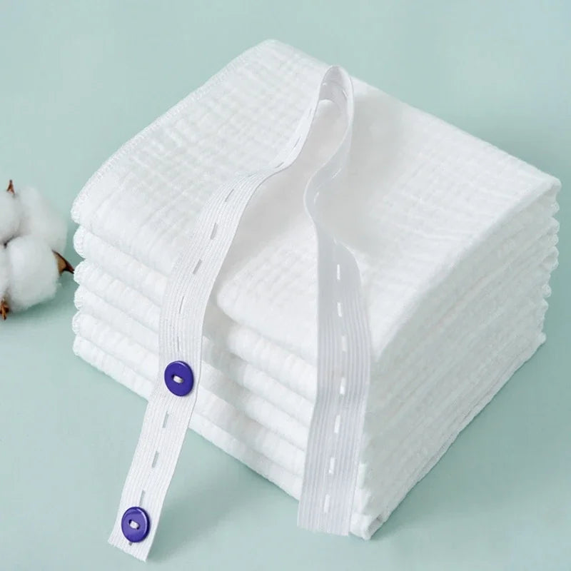 8pc Cotton Baby Gauze Diapers