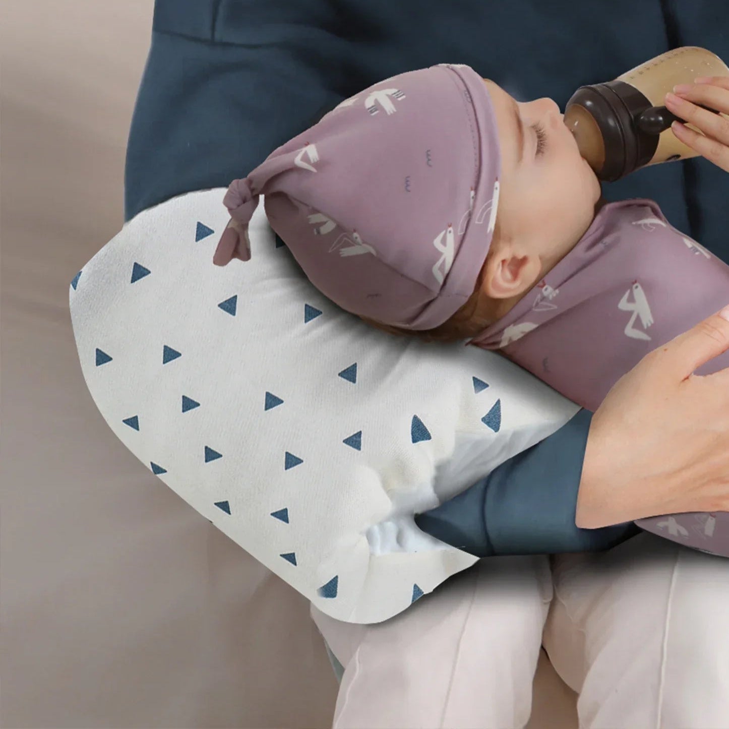 Insular Baby Arm Pillow – Soft Infant Nursing Cushion, Anti-Spit Milk Support Pad & Hand Warmer for Breastfeeding and Sleep Comfort