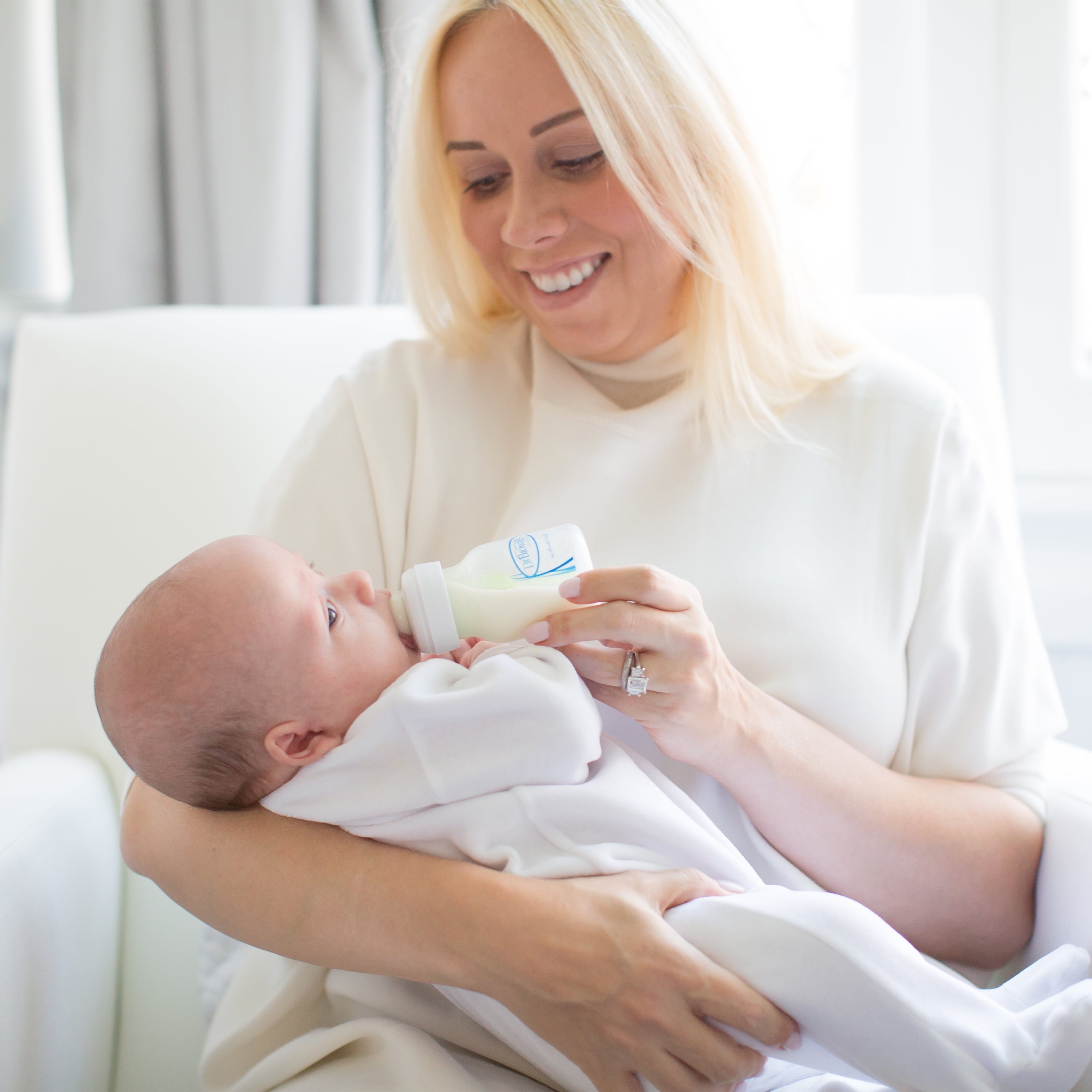 Natural Flow Anti-Colic Options+ Narrow Baby Bottle, 2Oz/60Ml, Preemie Flow, 0M+, 2 Pack
