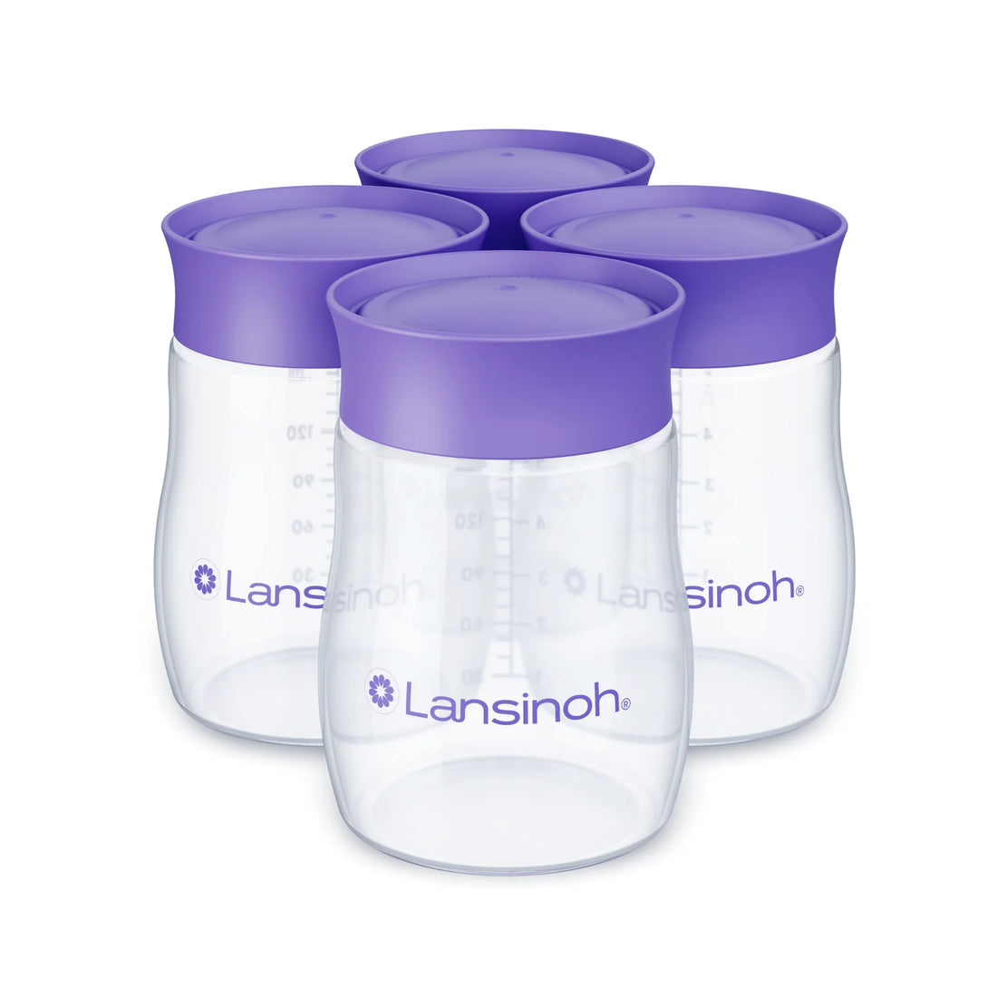 Breastmilk Storage Breast Pump Bottles, 4 Count