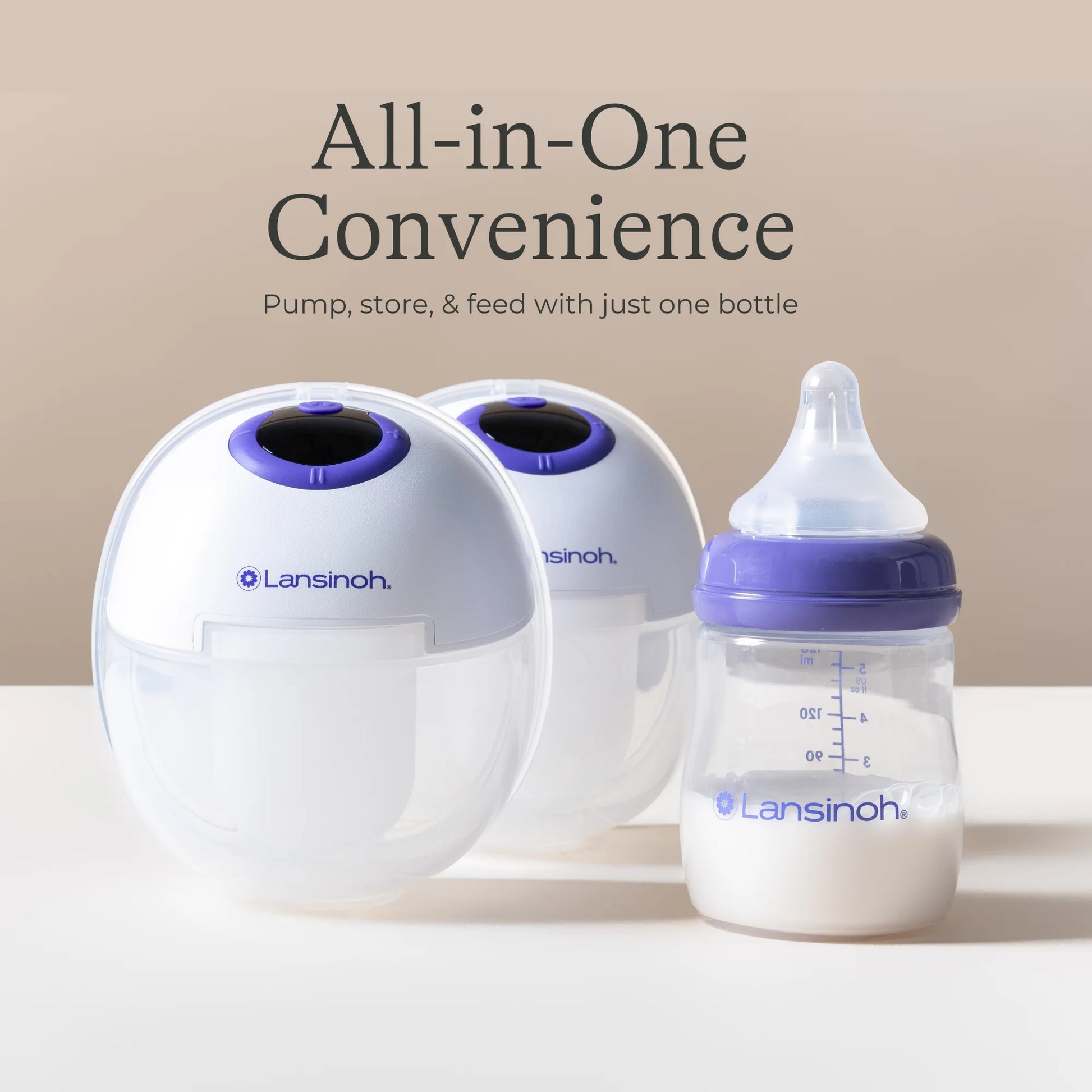 Breastmilk Storage Breast Pump Bottles, 4 Count