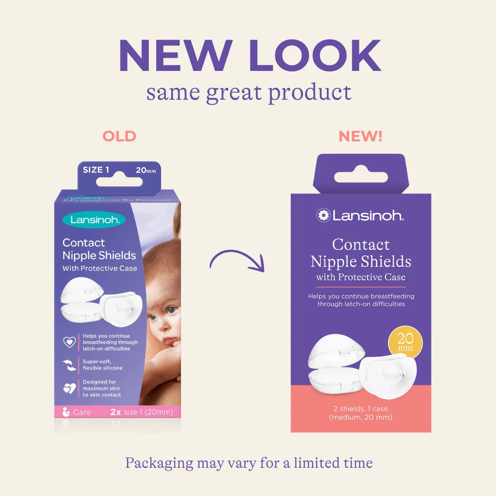 Contact Nipple Shields for Nursing Newborn, 2 Ct 20Mm