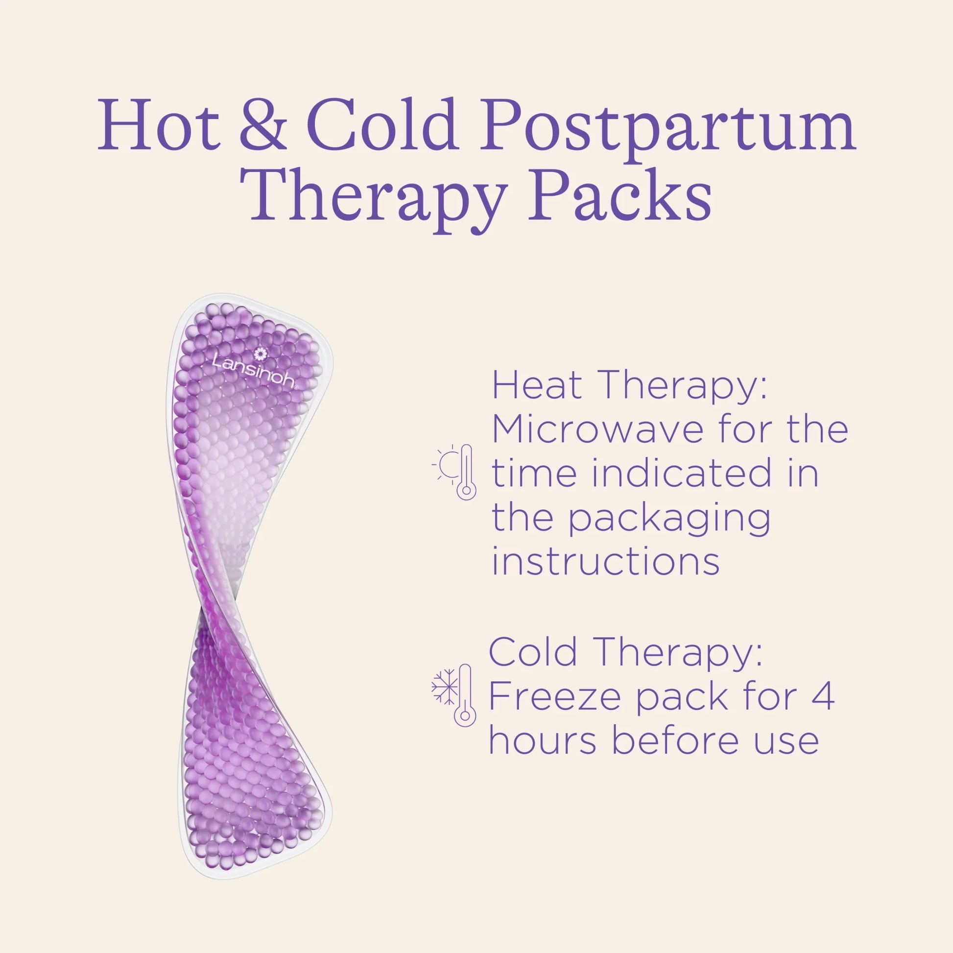 Parwani hot and cold postpartum therapy pack for postpartum recovery essentials kit with heat and cold therapy instructions