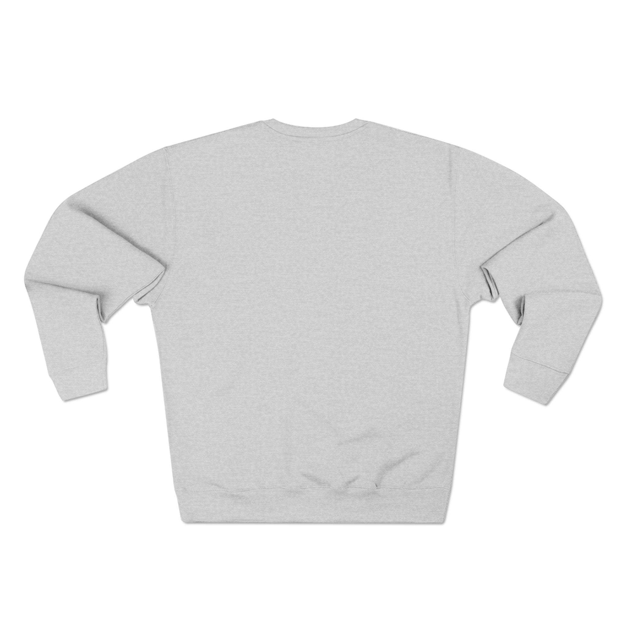 Gray sweatshirt on a white background